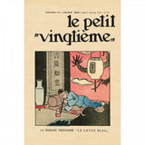 POSTER: Le Petit Vingtieme - Le Lotus Bleu N°50