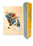 POSTER: Tintin Carrying Albums