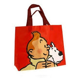 REUSABLE BAG: Tintin & Snowy Red